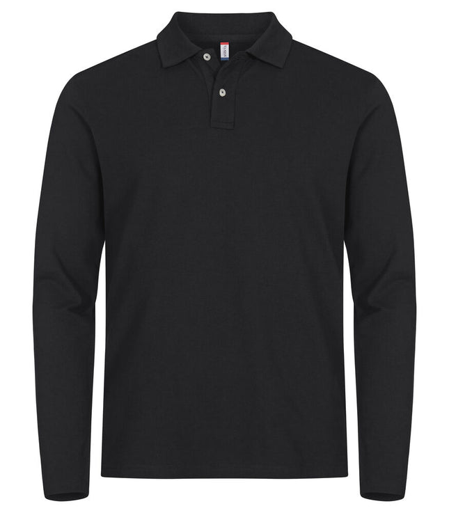 Clique Stretch Premium L/S Polo Herr