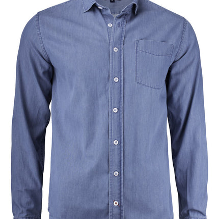 Cutter & Buck Ellensburg Denim Skjorta Herr