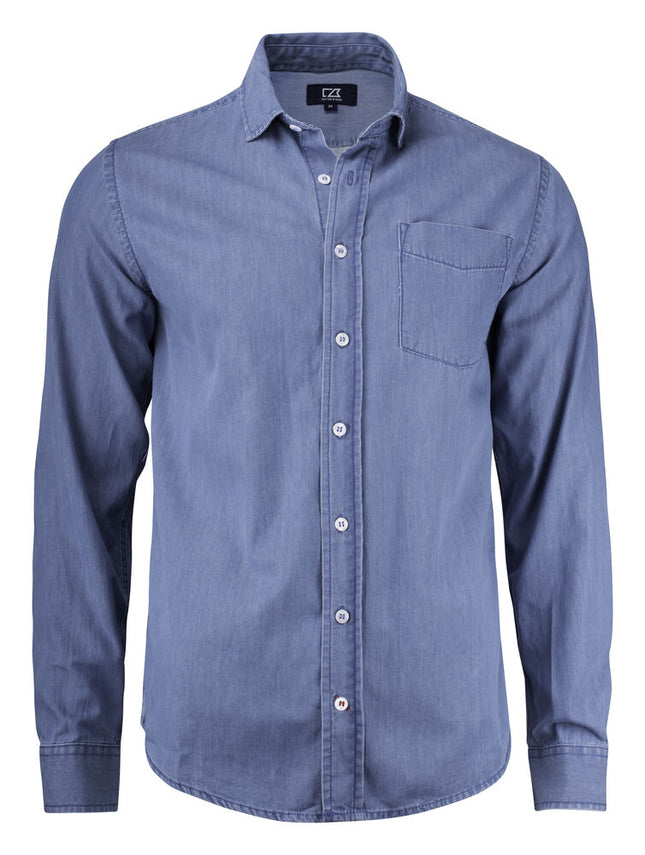 Cutter & Buck Ellensburg Denim Skjorta Herr